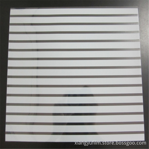 Office Glass Protection Anti-explosion Striped Solar Film